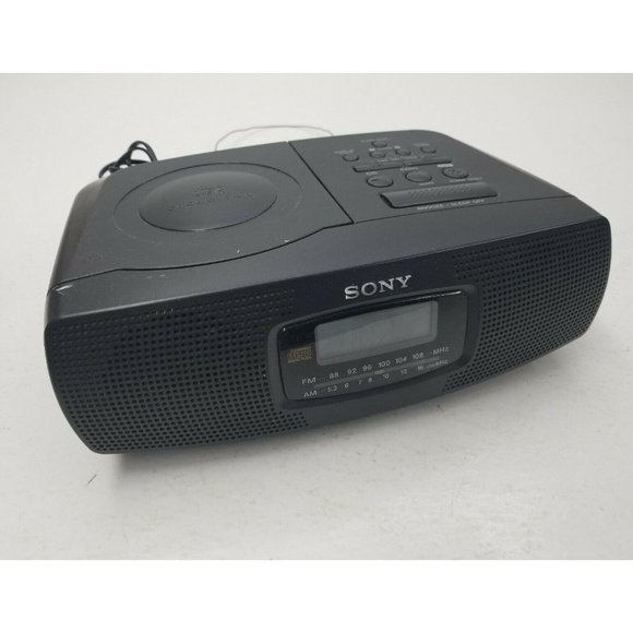Sony Compact Disc Radio AM FM Alarm Clock Snooze Sleep A6
